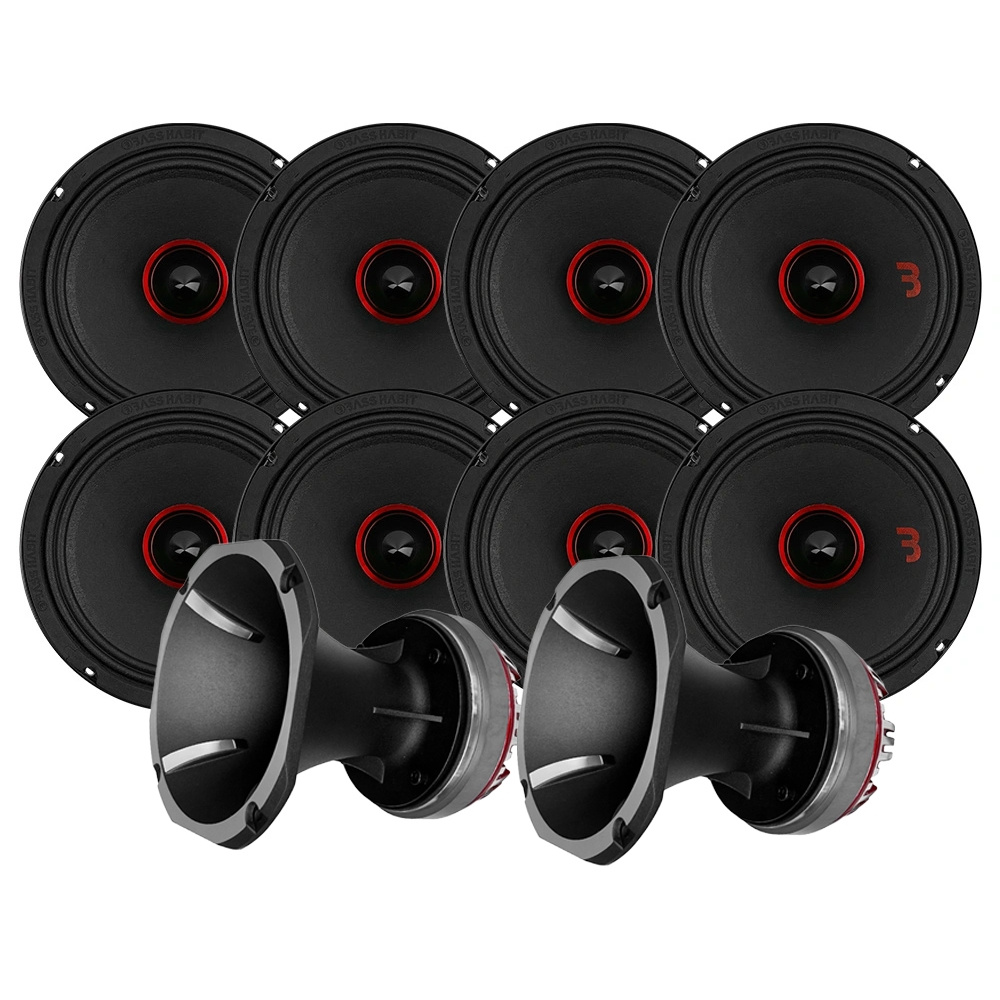 8-pakning Bass Habit SE2200M med 2 stk SE50HTH, SPL-pakke stor