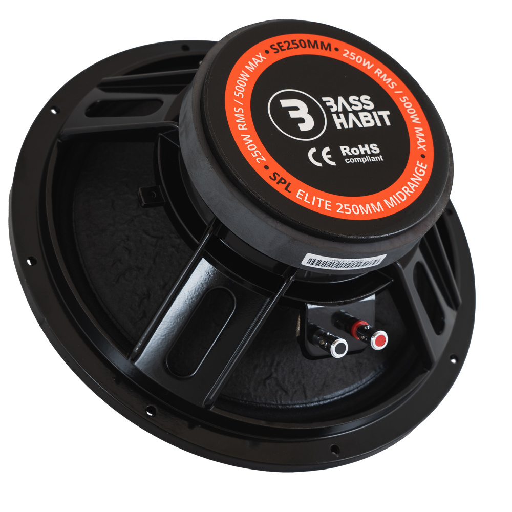 8-pakke Bass Habit SE250M med GAS MAX PA1-1500.2DZ1, SPL-pakke