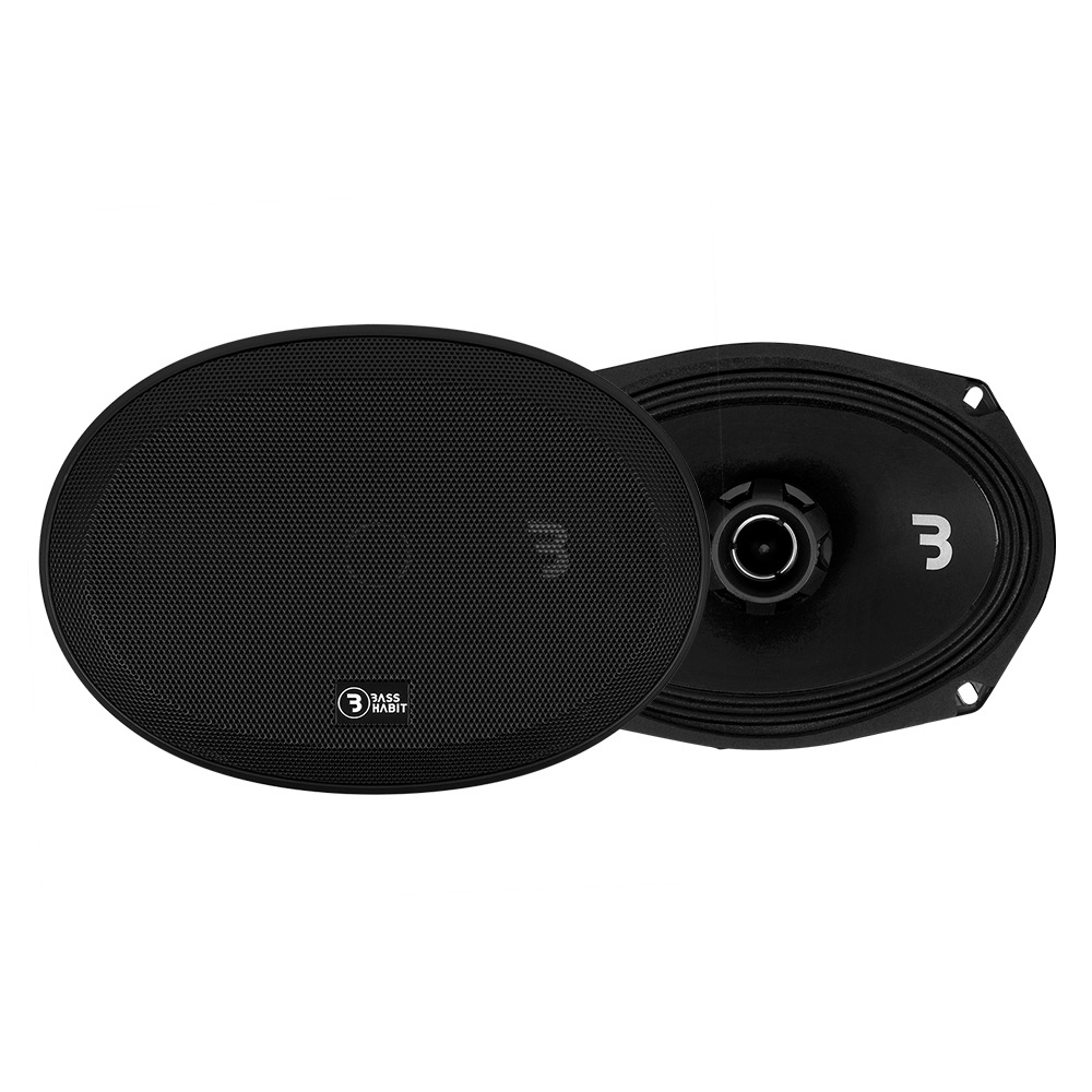 2-pakke Bass Habit SPL Elite SE690CX, 6x9 tommer koaksialhøyttalere