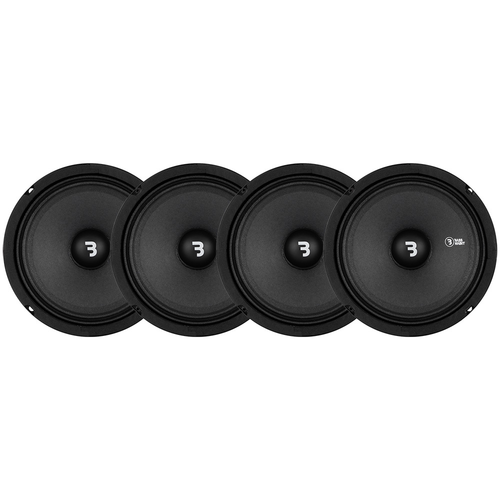 4-Pack Bass Habit SP165M 6.5 tommers midbass