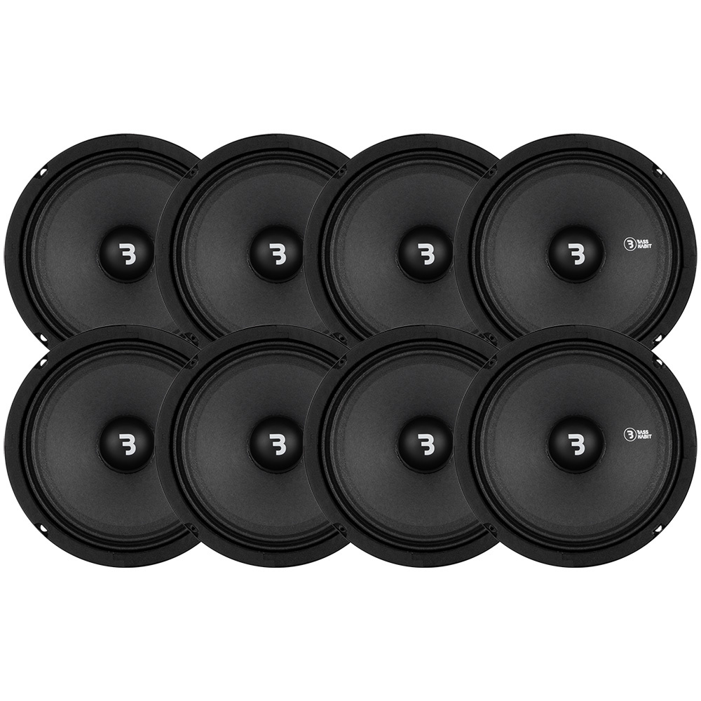 8-Pack Bass Habit SP165M 6.5 tommers midbass