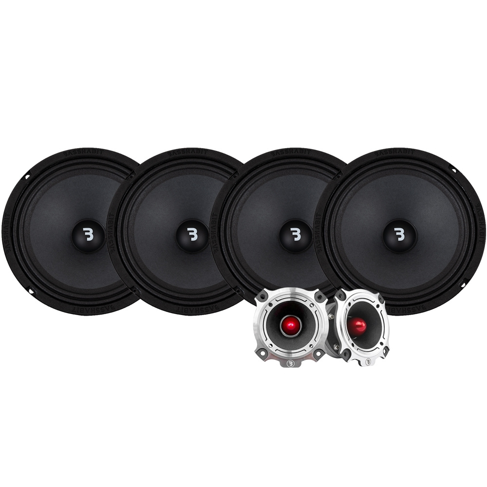 4-pakning Bass Habit SP200M med SP25HT, SPL-pakke