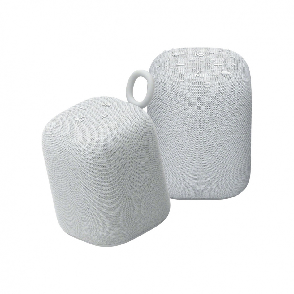 Sony LinkBuds Speaker trådløs bærbar høyttaler med Bluetooth, lys grå 2-PACK