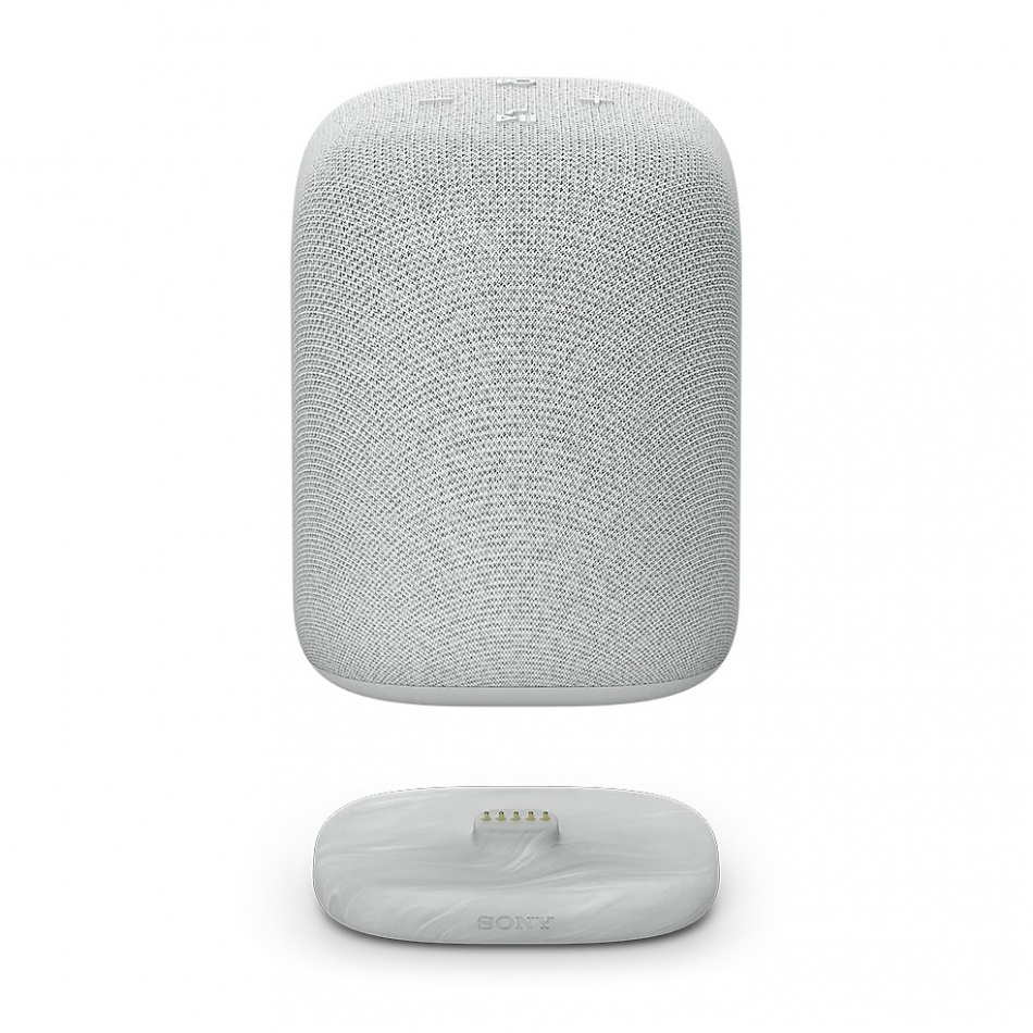 Sony LinkBuds Speaker trådløs bærbar høyttaler med Bluetooth, lys grå 2-PACK