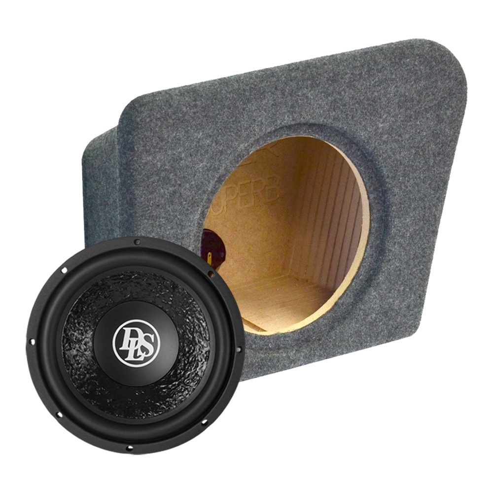 Basskasse med DLS PE10.D2 til Skoda Superb II Sedan 2008-2015