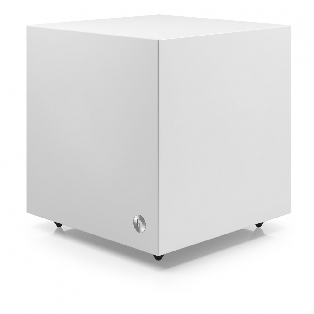 2-pakning Audio Pro SW-5 aktiv subwoofer, hvit