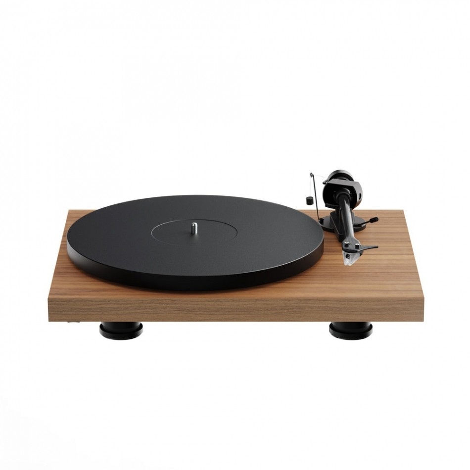 Klipsch The Sevens med Pro-Ject Debut EVO 2, vinylpakke i valnøtt