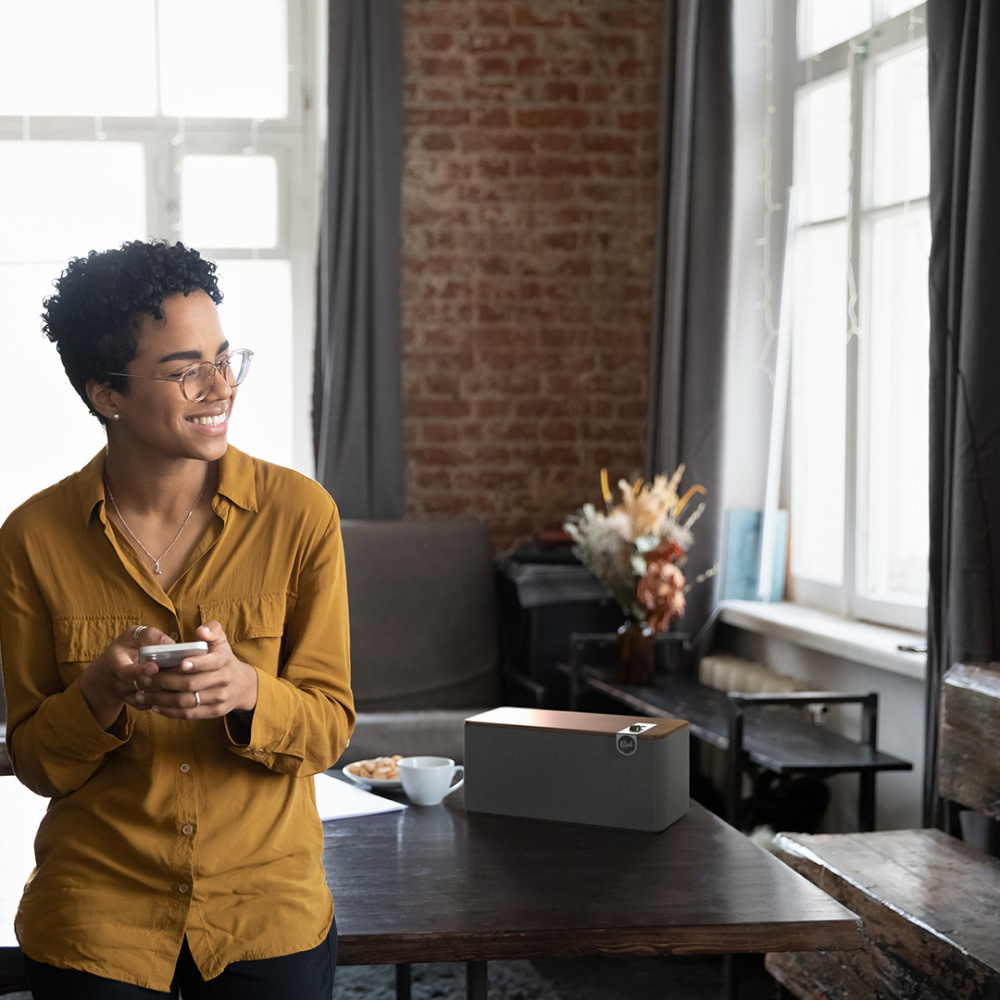 2-pack Klipsch The Three Plus Bluetooth-högtalare svart