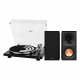 Dayton Audio TT-1BTB med Klipsch R-50PM, vinylpakke Dayton Audio TT-1BTB med Klipsch R-50PM, vinylpakke