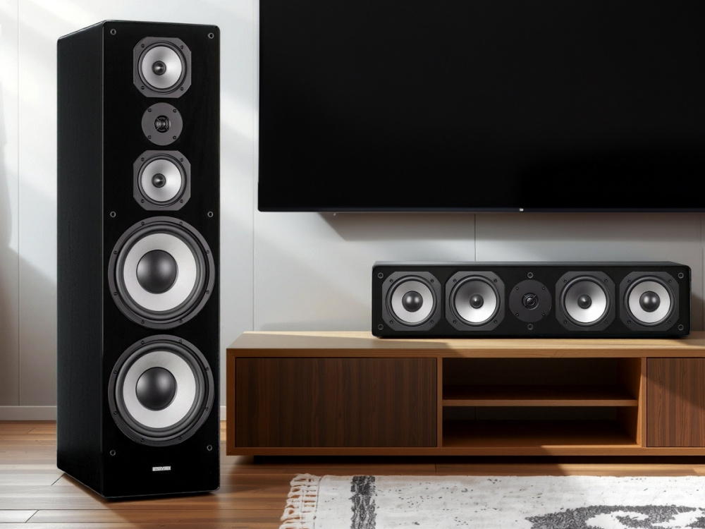 Onkyo TX-NR5100 & Dynavoice Challenger M-105 5.0 hjemmekinopakke, svart