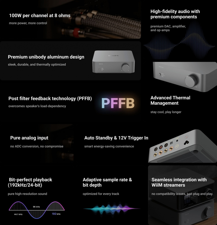 WiiM Vibelink Amp & Dynavoice Challenger M-105 EX v4, stereopakke