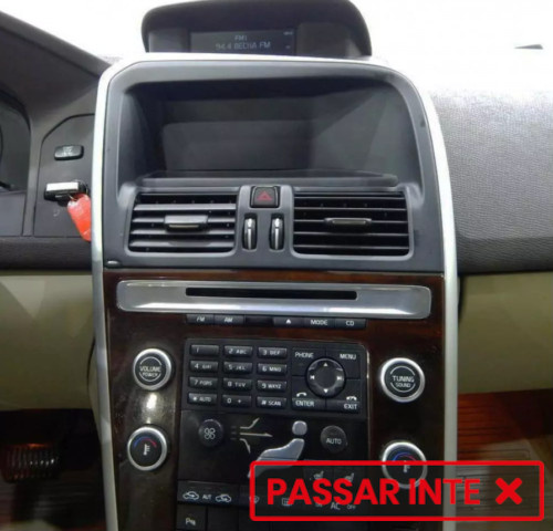 Installationspaket Volvo XC60 2008-2017 & JVC KW-M785DBW, High Performance