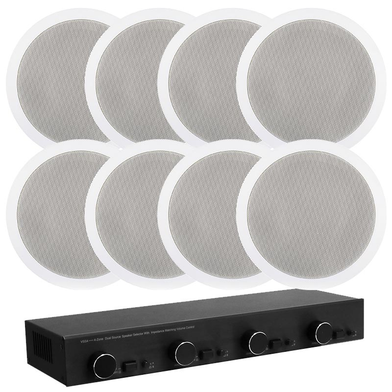 4par System One høyttalere med høyttalerveksler VSS4