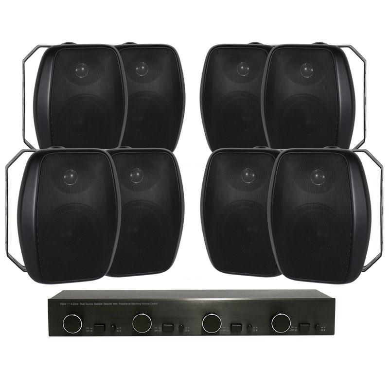 System One OD570 med System One VSS4 høyttalerveksler