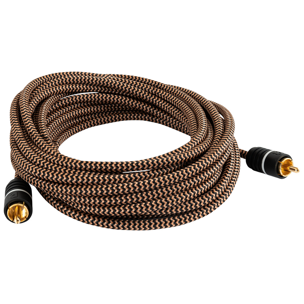 System One W120 aktiv subwoofer, svart + subwooferkabel