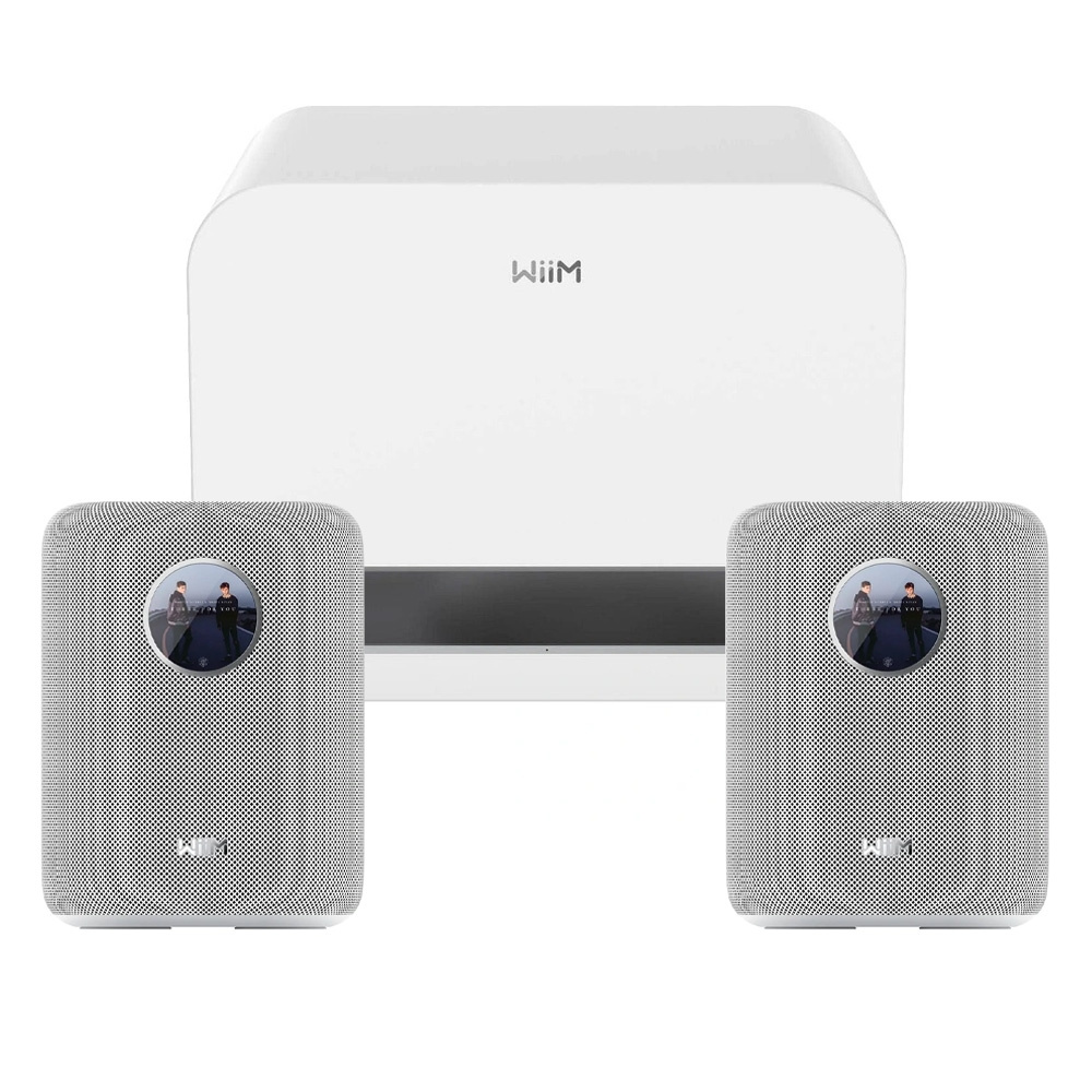 2-pakning WiiM Sound med WiM Sub Pro, hvit