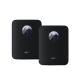 2-pakning WiiM Sound smart høyttalere med skjerm, svart 2-pakning WiiM Sound smart høyttalere med skjerm, svart