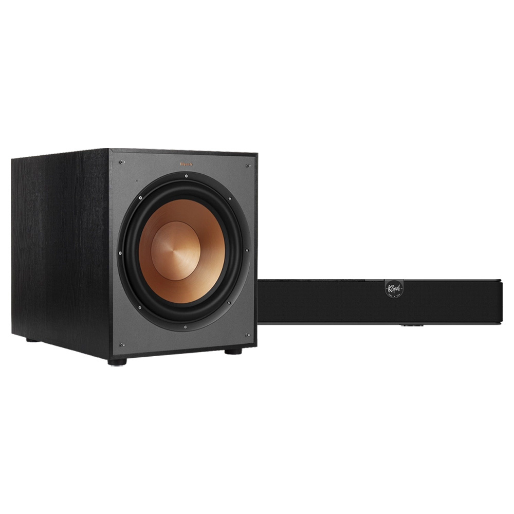Klipsch Flexus Core 100 & Klipsch R-120SW, 2.1 lydplankepakke med subwoofer