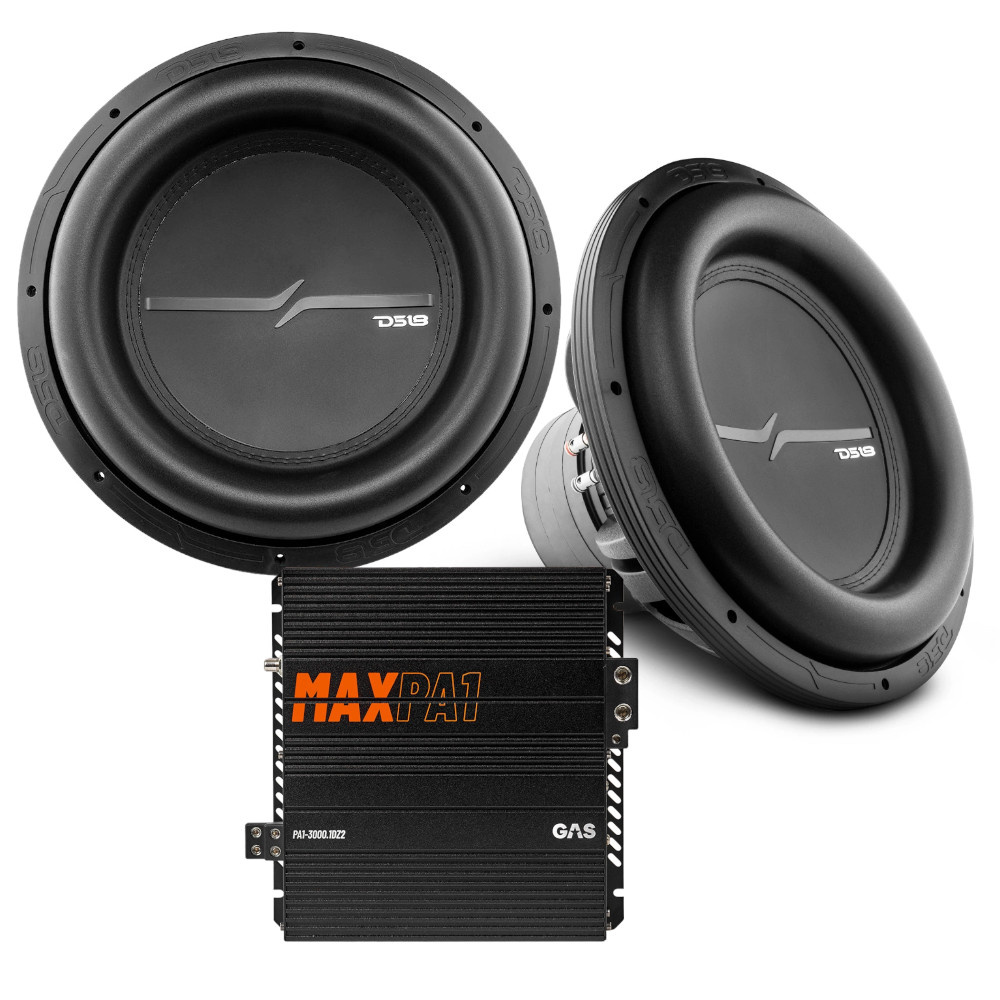 DS18 ZXI15.2D & GAS MAX PA1-3000.1DZ2, baspakke