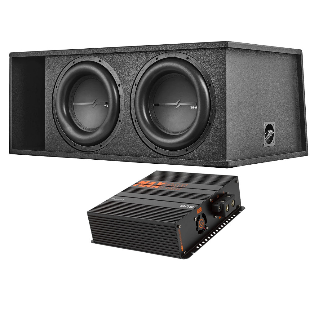 DS18 ZXI-212LD.RG med GAS MAX PA1-3000.1DZ1, tungt basspakke