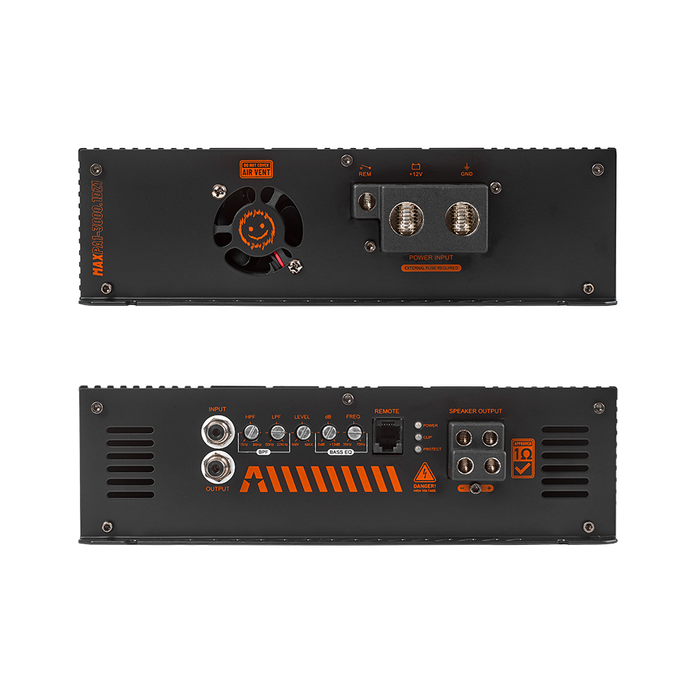 DS18 ZXI-212LD.RG med GAS MAX PA1-3000.1DZ1, tungt basspakke