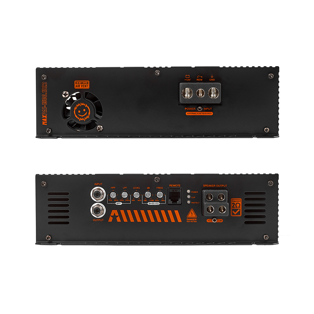 2-pakke DS18 ZXI8.2D & GAS MAX PA1-1500.1DZ2, baspakke