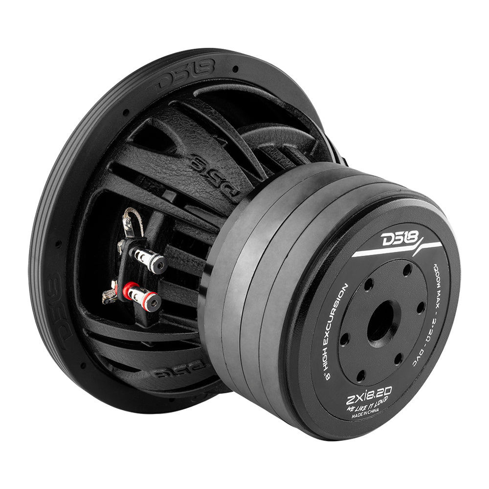 4-pakke DS18 ZXI8.2D, langslående 8 tommers basselement